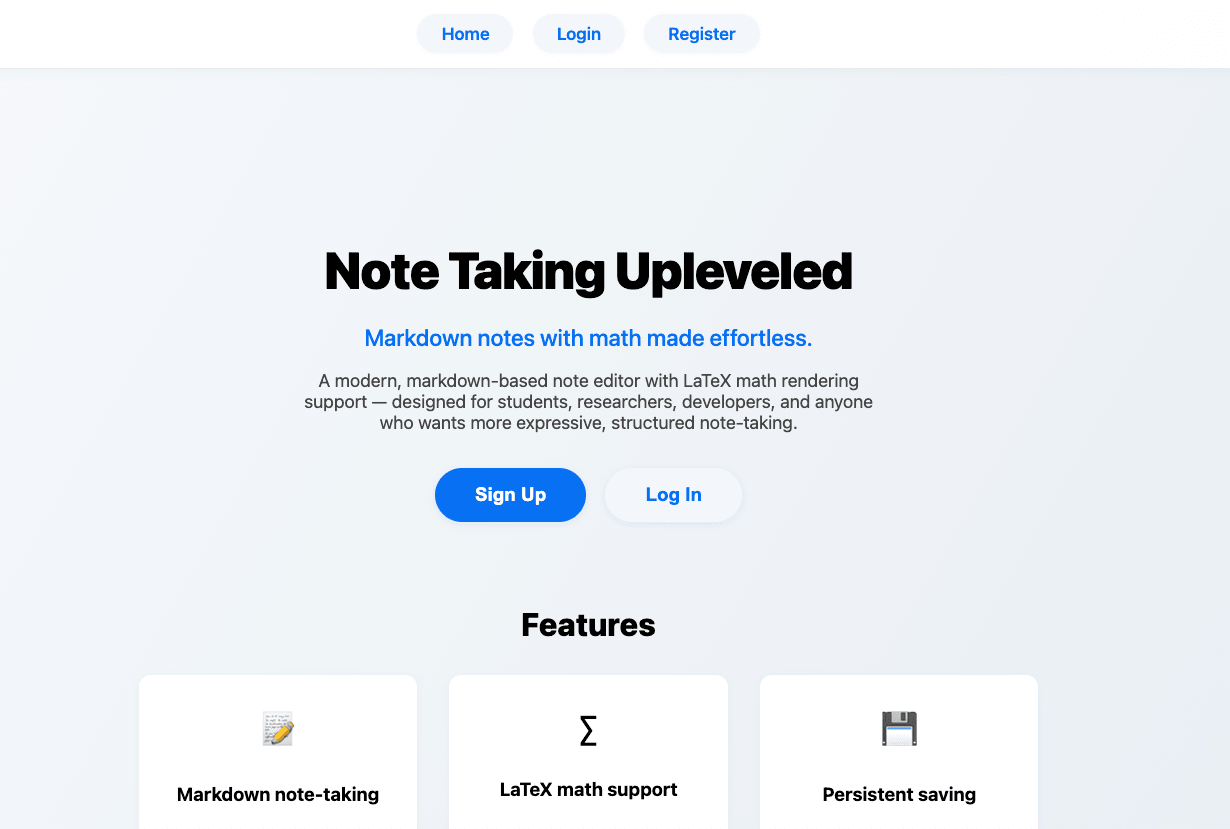 Note Taking Upleveled